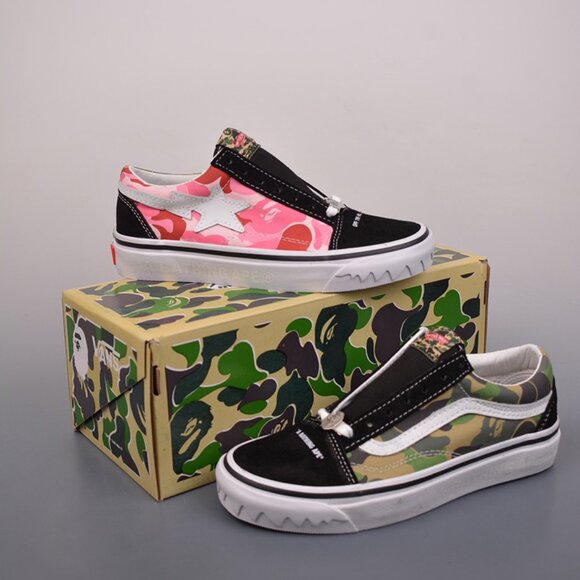 Vans LX Old Skool Bape ABC Multi-Camo - Picture 1 of 9